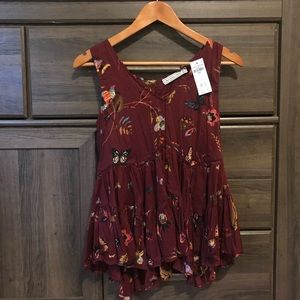 A&F Women’s Embellished Trapeze Tank Top